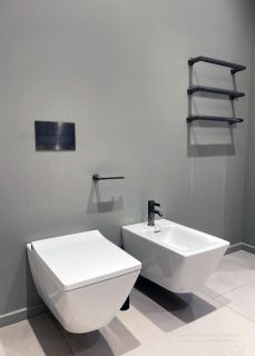 Полотенцесушитель электрический Margaroli Sereno 621/G/522 Switch Black Brushed Nickel 52 см чёрный брашированный никель